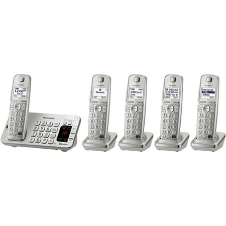 Panasonic KX-TGE275S Link2Cell Bluetooth Cellular Convergence Solution with 5 Handsets