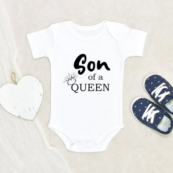 Prince Baby Onesie Baby Boy Onesie Son Of A Queen Baby Onesie Baby Shower Gift Unique Baby Onesie