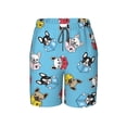 thumbnail image 5 of PAYOHTO Boy Swim Trunks Large Size 14-16 Teens Boy Beach Board Shorts French Bulldog Pug Reading Book Quick Dry Bathing Suit Swimwear, 5 of 9