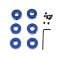 thumbnail image 4 of 2x 0.39 "UNIVERSAL FIT AZULES PARA VENTANAS / PUERTAS MANIJAS PARA VIDRIO DE Cola kit de manivela para ventana, 4 of 5