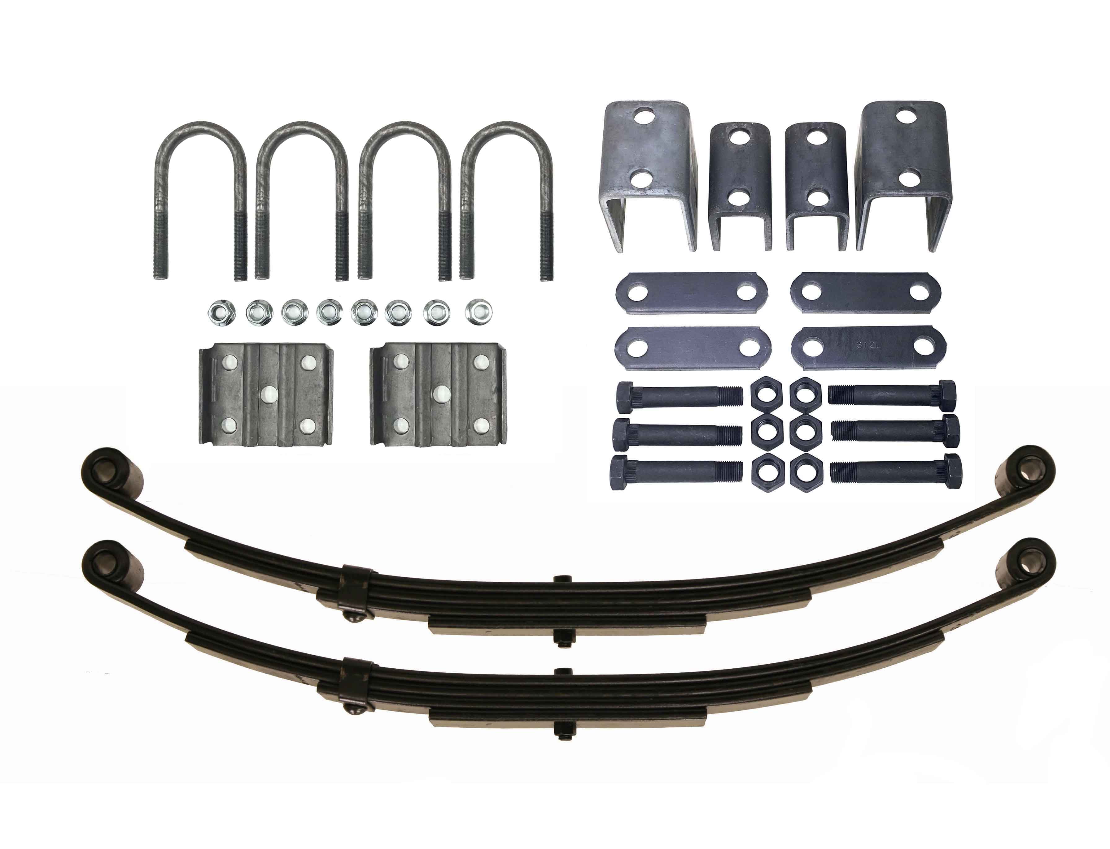 Buy LIBRA 3500lb Single Trailer Axle Suspension Kit Leaf Spring Ubolt