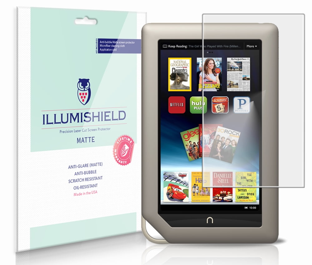 iLLumiShield AntiGlare Screen Protector 3x for Barnes & Noble NOOK
