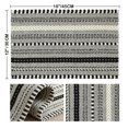 thumbnail image 3 of Sm:)e Wheat Ear Black Farmhouse Woven Placemats Set of 4,12x18 Inch, Seasonal Holiday Rustic Kitchen Dining Table Decoration for Home Party Decor, 3 of 6
