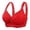 Red, variant on MDUKONU Bras for Women Bra 18 Hour Shoulder Comfort Wirefree Women's Wide Straps Red 36