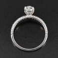 thumbnail image 5 of Eclet Jewels Oval Cut Excellent 1.9 Ct Diamond Ring For Women's - Silver 14k White Gold Over Rings for Women's - Solitaire with Accent Rings for Women's - Engagement Wedding Diamond Rings for Women's, 5 of 9