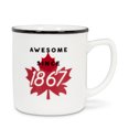 thumbnail image 1 of Awesome Since 1867 Text Mug, 1 of 1