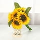 thumbnail image 5 of Decoración del hogar, decoración de habitaciones, decoración de paredes, flores artificiales, margaritas de girasol, simulación de girasoles., 5 of 9