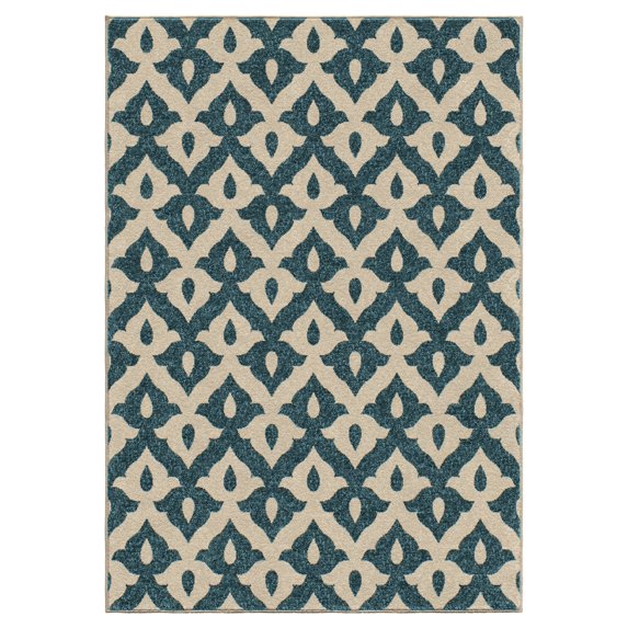 Orian Rugs Veranda Admiral Blue 7'8" x 10'10" Area Rug