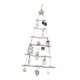 thumbnail image 3 of Árbol de Navidad iluminado para colgar en la pared, decoración navideña, escalera de madera decorativa Estilo C, 3 of 5