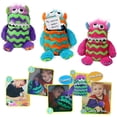thumbnail image 3 of Worry Monster Soft Plush Toy Blue and Orange Childrens Write Down Your Worries Cuddly Toy Gosh! Designs 9”, 3 of 5