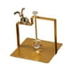 thumbnail image 3 of Servilletero Dispensador de Pañuelos Moderno Adorno de Superficie Lisa Base Estable Pañuelo oro, 3 of 9