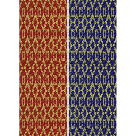 Ahgly Company Machine Washable Indoor Rectangle Transitional Brass Green Area Rugs, 7' x 9'