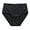 Black, variant on Plus Size Underwear for Women High Waist Striped Women's Panties Tummy Control Briefs