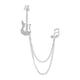 thumbnail image 4 of 2x Broche de Nota Musical para Hombre, Broche de Solapa, Alfileres de Cuello, Broche de Cadena Colgante, Broche de Cadena para Aniversario de 2 piezas, 4 of 8