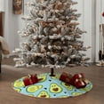 thumbnail image 4 of Sikiie Avocado and Hearts Nativity Christmas Tree Skirt, Jesus Christian Winter Holiday Tree Mat Decoration(30-48IN)48", 4 of 6