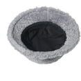 thumbnail image 4 of CoCopeaunts White Bucket Hat for Men Solid Color Lamb Plush Fisherman Hat Soft Comfortable Foldable Bucket Caps for Unisex, 4 of 8
