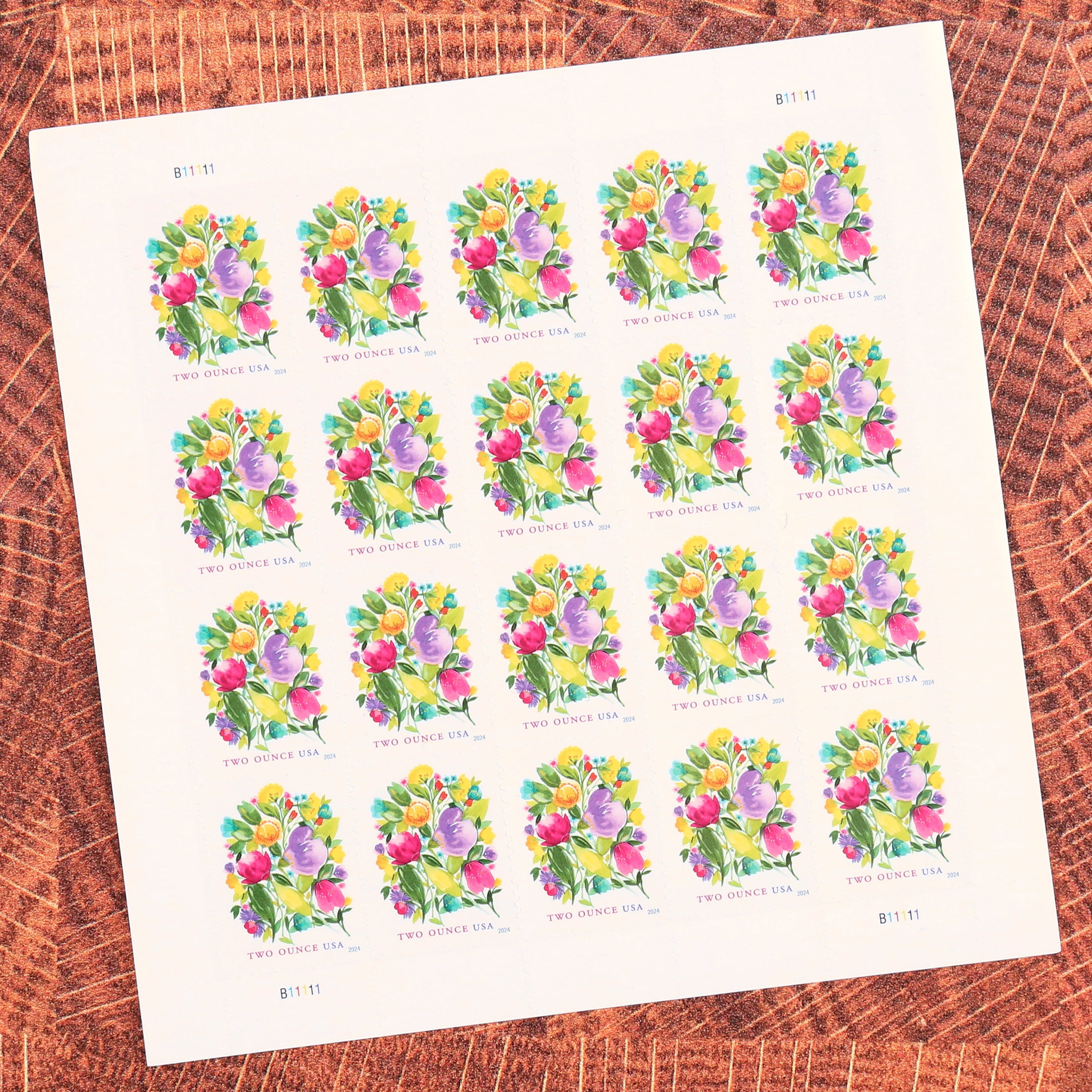 Post Office Flowers From The Garden USPS Forever Stamps - First Class ...
