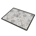 thumbnail image 4 of Siruishop Washer and Dryer Cover Table Pad Multipurpose Appliance Mat Absorbent Countertop Protector Anti Slip Dustproof Tech Fabric Rubber Suitable for Laundry Room Utility Pet Floor Grey Grids, 4 of 8