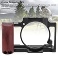 thumbnail image 4 of Camera Cage ZV1 Aluminum Video Rig Cold Shoe Mount Wooden Handle Grip Microphone Light for Video Making Photography, 4 of 7