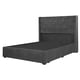 thumbnail image 3 of Base Cama Matrimonial + Cabecera Lugo Gris Oscuro, 3 of 6
