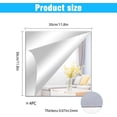 thumbnail image 3 of Full Body Mirror Tiles, 11.8'' x 11.8'' Acrylic Mirrors for Wall, 4 PCS Wall Mirror Full Length, Peel and Stick Mirrors for Wall, Gym Mirrors for Home Gym, Bedroom, Living Room, 3 of 5