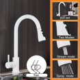 Touch the faucet Matte Black Kitchen 3Function Blade PullOut Mixer