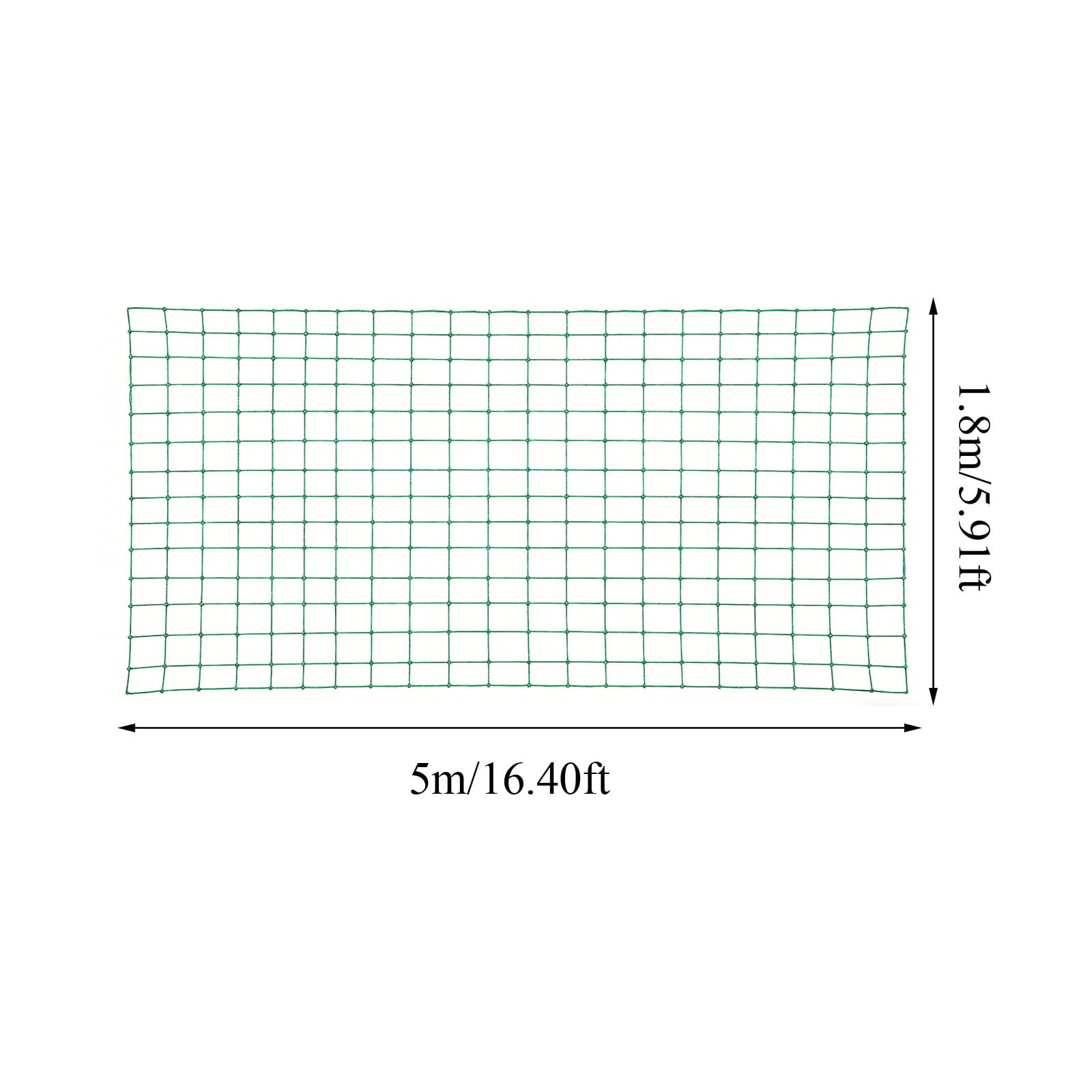 Climbing Net for Plants Heavy-Duty Nylon Vine Support Net for Grape Cucumber Bonsai Climbing Vines Garden Trellis Mesh for Home Balcony Patio Vertical Gardening