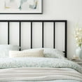 thumbnail image 7 of Headboard, Full Size, Metal Steel, Black, Modern Contemporary Urban Design, Bedroom Master Guest Suite, 7 of 7