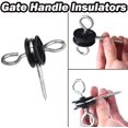 thumbnail image 2 of Aislante de manija de puerta con 2 ojales de suspensión - Negro esquí esquí Gafas de esquí, 2 of 3