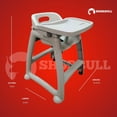 thumbnail image 4 of SHORBULL - Periquera para bebé silla alta, material resistente, color gris CH001 1 Pieza, 4 of 8