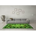 thumbnail image 3 of Ahgly Company Indoor Rectangle Medallion Green French Area Rugs, 6' x 9', 3 of 4