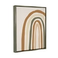 thumbnail image 3 of Stupell Industries Neutral Tones Rainbow Graphic Art Luster Gray Floating Framed Canvas Print Wall Art, Design by Elizabeth Medley, 3 of 6