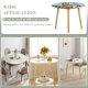 thumbnail image 3 of La tierra perdida-theme Fitted Round Tablecloths Elastic Edged Table Covers Waterproof Table Cloth for Kitchen Holiday Party Tables Decor 120cm, 3 of 6