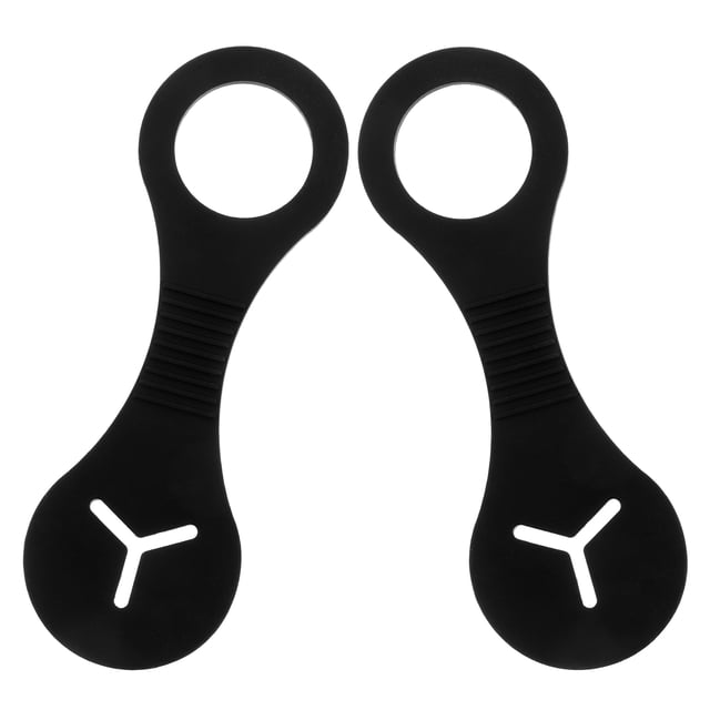 OULII 2 Pcs Support de Sac à Déchets Noir Durable Portable pour Animaux de Compagnie pour Usage Extérieur