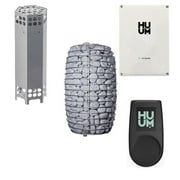 HUUM Hive Mini 11kW Sauna Heater with UKU Black Local - Sauna Stones & Air Tunnel Included
