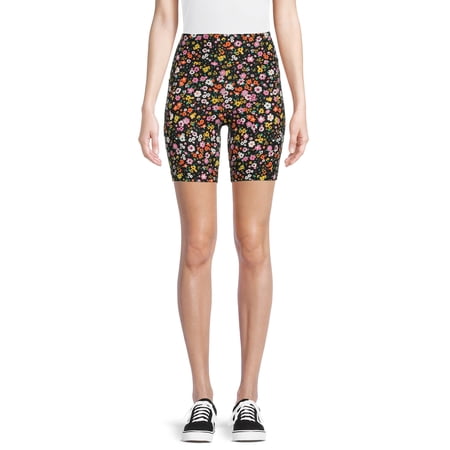 No Boundaries Juniors  High Rise Bike Shorts
