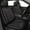 #010 Black, variant on LAONNVIR Car Front Row 2 Seat Covers Fit for Toyota RAV4 2013-2018 Faux Leather Cushion Pad Protector,Black