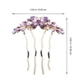 thumbnail image 2 of CRILSTYLEO Peine Decorativo Morado Con Para Peinados De Joya, 2 of 6
