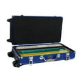 thumbnail image 2 of White Swan American Mahjong Set in Wheeled Blue Case - Ivory Tiles - Modern Pushers, 2 of 11