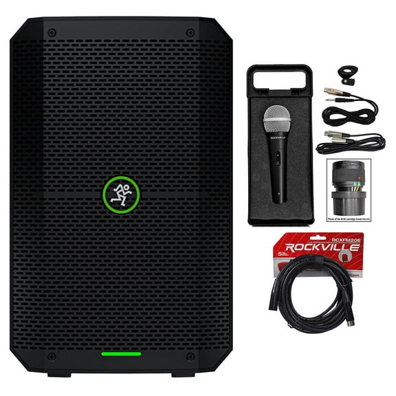 Mackie Thump GO 8" Portable Rechargeable DJ PA Speaker w/Bluetooth Microphone
