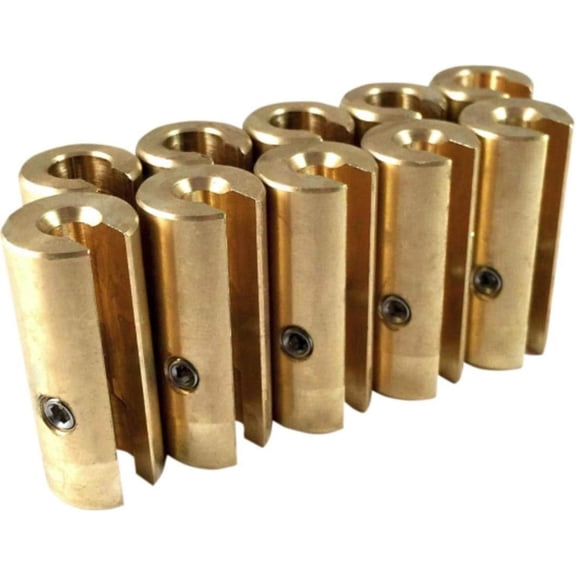 HYYYYH Spoke Wheel Weight 1 1/2 oz. Brass (10 pack)