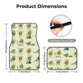 thumbnail image 5 of Zufioo Avocado for Exercise Print Car Floor Mats Four-piece Set, Car Interior Accessories - Corrosion-resistant, Non-Slip, Suitable for Cars, Trucks, Vans, 5 of 7