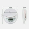 thumbnail image 2 of to Bake Household Kitchen Scale Scales Digital Pocket Electronic Weighing Weight Measurement Food, 2 of 5