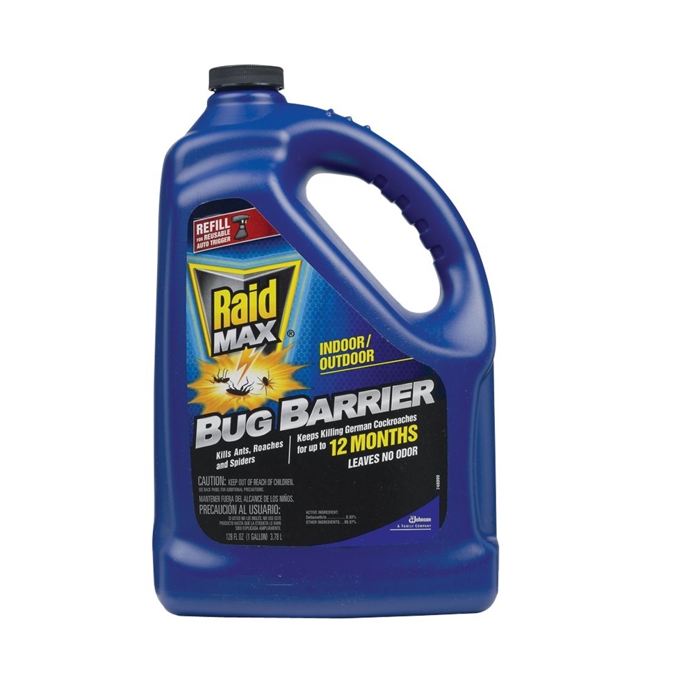 Raid 01564 MAX Bug Barrier Refill, 128 Oz