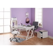 Realspace® Keri 48W Writing Desk, White