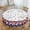 Red White And Blue Floral, variant on Sunflower Frame With Green Round Tablecloth Polyester Waterproof & Washable 60" Table Cloth Indoor and Outdoor for Kitchen Dining Party Picnic Table Cover