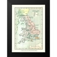 thumbnail image 2 of Gardiner 14x18 Black Modern Framed Museum Art Print Titled - England in 584 - Gardiner 1902, 2 of 5