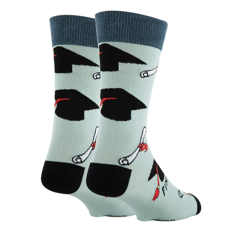 green emerald velvet dress 2025 Graduation Socks with Bold Black Stripes