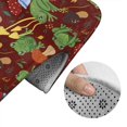 thumbnail image 5 of Yiaed Frogs and Mushrooms Print Bathroom Mat Set 2 Pieces Mat Anti-Skid Pad Ultra Soft and Absorbent Bathroom Bath Mat Contour Bath Rugs for Toilet Base, 5 of 6