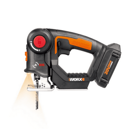 

Worx WX550L 20V Power Share Axis Cordless Reciprocating & Jig Saw (Battery & Charger Included)